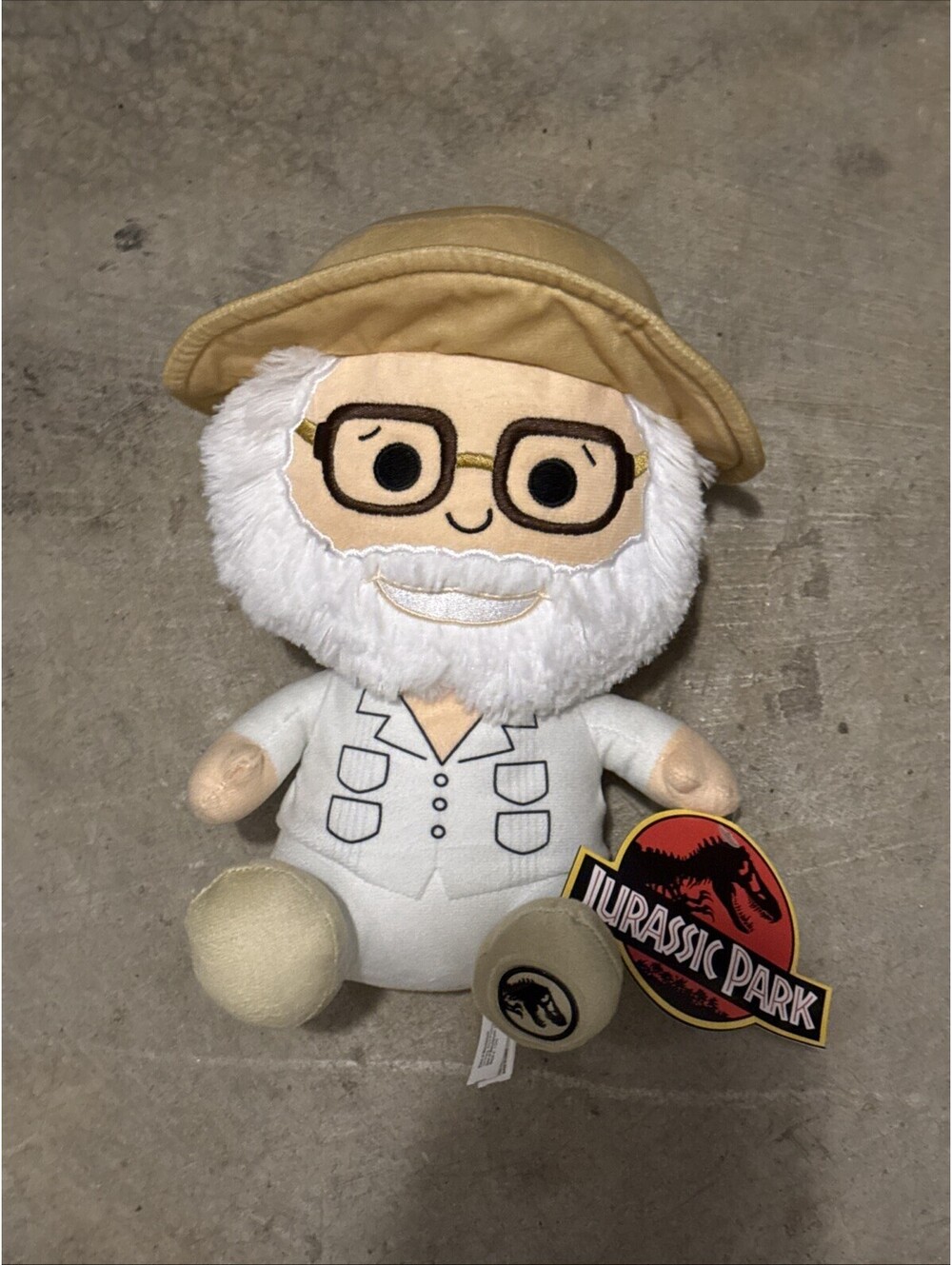 Jurassic Park Dr. John Hammond 6” Plush Toy Factory NWT Universal Dinosaur
